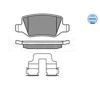 Pastiglie freno Assale posteriore 025 231 3814 MEYLE per MERCEDES-BENZ VANEO