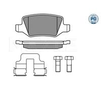 Pastiglie freno Assale posteriore 025 231 3814/PD MEYLE per MERCEDES-BENZ VANEO