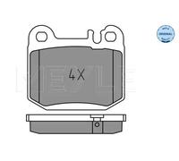 Pastiglie freno Assale posteriore 025 231 5715 MEYLE per MERCEDES-BENZ CLASSE M