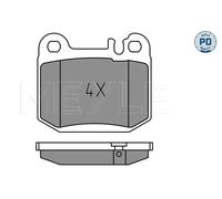 MEYLE Kit pastiglie freno, Freno a disco per MERCEDES-BENZ 025 231 5715/PD