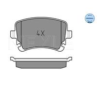 Pastiglie freno Assale posteriore 025 233 2617 MEYLE per AUDI VW