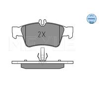 Pastiglie freno Assale posteriore 025 233 3416 MEYLE per MERCEDES-BENZ CLASSE S