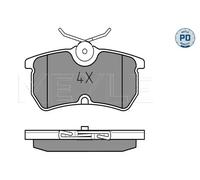 MEYLE 025 233 5314/PD Pastiglie freno Posteriore per