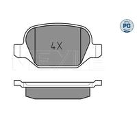 MEYLE 025 235 1716/PD Pastiglie freno Posteriore per