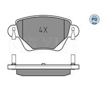 Pastiglie freno Assale posteriore 025 235 5717/PD MEYLE per JAGUAR FORD RENAULT