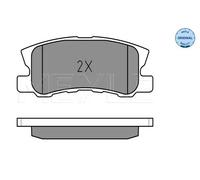Pastiglie freno Assale posteriore 025 235 8216 MEYLE per MITSUBISHI JEEP DODGE