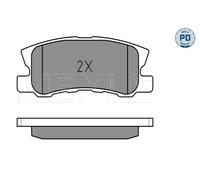 MEYLE 025 235 8216/PD Pastiglie freno Posteriore per