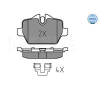 Pastiglie freno Assale posteriore 025 236 2316 MEYLE per MINI BMW