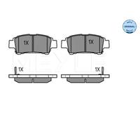 Pastiglie freno Assale posteriore 025 236 4616/W MEYLE per TOYOTA AVENSIS VERSO