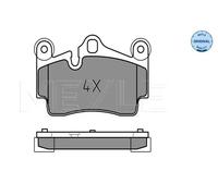 MEYLE 025 236 9417 Pastiglie freno Posteriore per