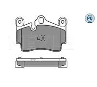 MEYLE 025 236 9417/PD Pastiglie freno Posteriore per