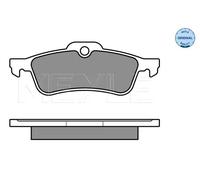 Pastiglie freno Assale posteriore 025 237 1616 MEYLE per MINI MINI