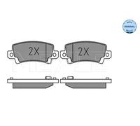 MEYLE 025 238 1616/W Kit pastiglie freni