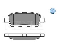 Pastiglie freno Assale posteriore 025 238 7114/W MEYLE per NISSAN INFINITI