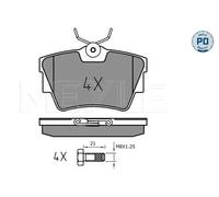 MEYLE 025 239 8017/PD Kit pastiglie freni