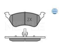 Pastiglie freno Assale posteriore 025 240 3616/W MEYLE per CHRYSLER DODGE