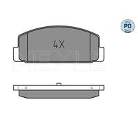 MEYLE 025 240 4514/PD Pastiglie freno Posteriore per