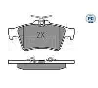 Pastiglie freno Assale posteriore 025 241 3716/PD MEYLE per JAGUAR CITROËN SAAB
