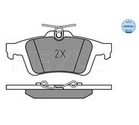 Pastiglie freno Assale posteriore 025 241 3717 MEYLE per FORD MAZDA VOLVO SAAB