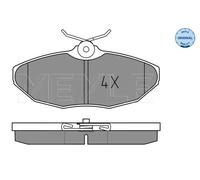 Pastiglie freno Assale posteriore 025 241 9017 MEYLE per JAGUAR XJ S-TYPE II