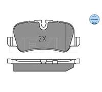 Pastiglie freno Assale posteriore 025 241 9217 MEYLE per LAND ROVER DISCOVERY IV