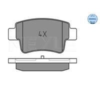 MEYLE 025 243 4917/W Pastiglie freno Posteriore per