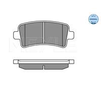 MEYLE 025 244 2116/W Pastiglie freno Posteriore per