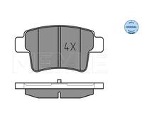 Pastiglie freno Assale posteriore 025 245 4016 MEYLE per CITROËN