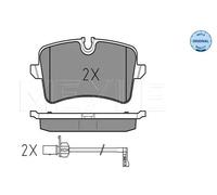 Pastiglie freno Assale posteriore 025 246 0617/W MEYLE per AUDI PORSCHE