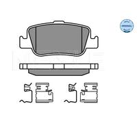 Pastiglie freno Assale posteriore 025 246 6415/W MEYLE per TOYOTA AURIS