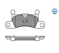 MEYLE 025 247 2116 Pastiglie freno Posteriore per