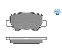 MEYLE 025 248 8516/W Pastiglie freno Posteriore per