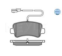 MEYLE 025 251 1218/W Pastiglie freno Posteriore per