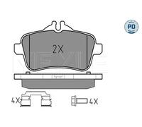 Pastiglie freno Assale posteriore 025 252 1518/PD MEYLE per MERCEDES-BENZ GLE
