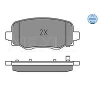 Pastiglie freno Assale posteriore 025 257 3418 MEYLE per JEEP CHEROKEE