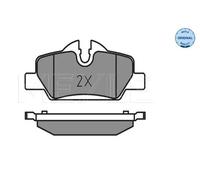 Pastiglie freno Assale posteriore 025 259 8016 MEYLE per MINI MINI