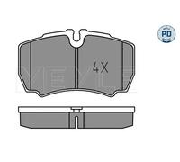 MEYLE 025 291 2320/PD Pastiglie freno Posteriore per