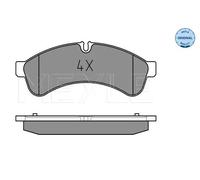 Pastiglie freno Assale posteriore 025 292 3122 MEYLE per IVECO DAILY IV Furgone