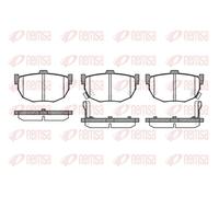 Pastiglie freno Assale posteriore 0294.32 REMSA per KIA SOUL I