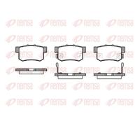 REMSA 0325.12 Kit pastiglie freni