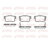 Pastiglie freno Assale posteriore 0325.32 REMSA per HONDA MG