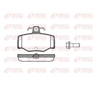 Pastiglie freno Assale posteriore 0343.00 REMSA per NISSAN PRIMERA ALMERA TINO