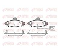 Kit pastiglie Freno a disco posteriore REMSA BPM0433.12 FORD MONDEO, COUGAR