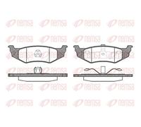 REMSA 0482.40 Kit pastiglie freni