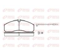 Pastiglie freno Assale posteriore 0651.12 REMSA per SSANGYONG RENAULT HYUNDAI