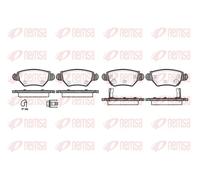 Pastiglie freno Assale posteriore 0685.22 REMSA per OPEL ASTRA G Hatchback