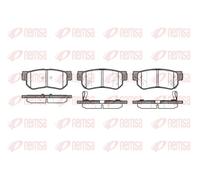 Pastiglie freno Assale posteriore 0746.02 REMSA per KIA HYUNDAI