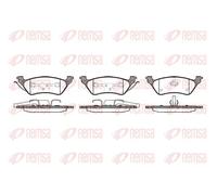 REMSA 0811.00 Kit pastiglie freni
