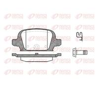 Pastiglie freno Assale posteriore 0835.02 REMSA per OPEL CORSA C COMBO Tour