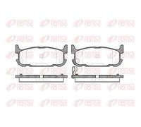 REMSA 0853.12 Kit pastiglie freni